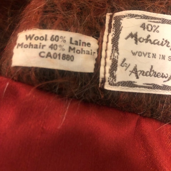 Vintage Andrew Stewart Mohair/ wool cape - Picture 13 of 16